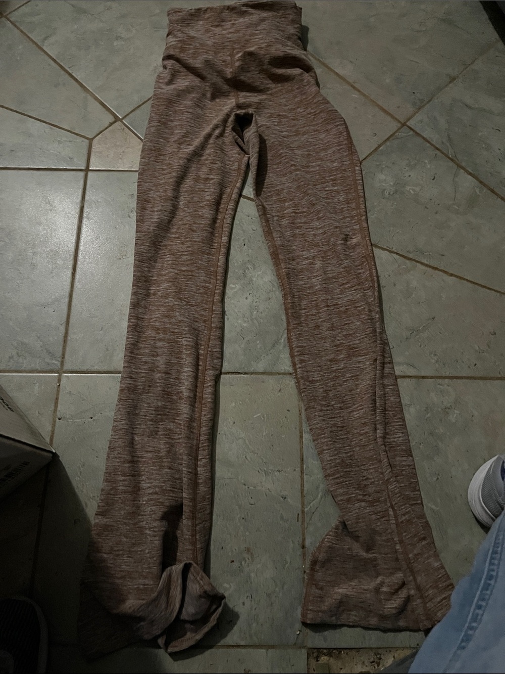Sincerely Jules Brown Marled Kids Leggings